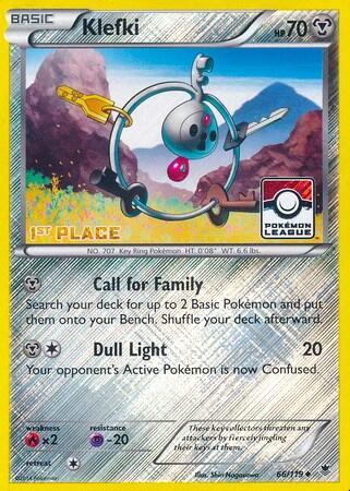 Klefki 66 119 Pokemon League 1st Place - League & Championship Cards - #066/119