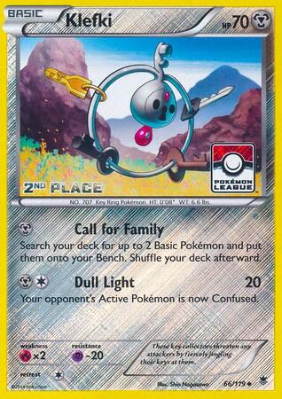 Klefki 66 119 Pokemon League 2nd Place - League & Championship Cards - #066/119