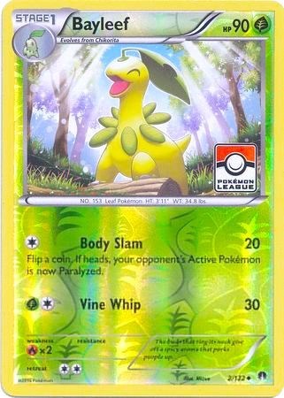 Bayleef 2 122 Pokemon League - League & Championship Cards - #002/122