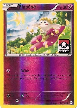 Flabebe 101 162 Pokemon League - League & Championship Cards - #101/162