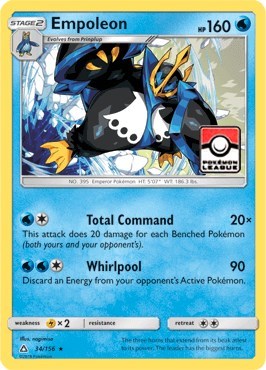 Empoleon 34 156 Pokemon League - League & Championship Cards - #034/156