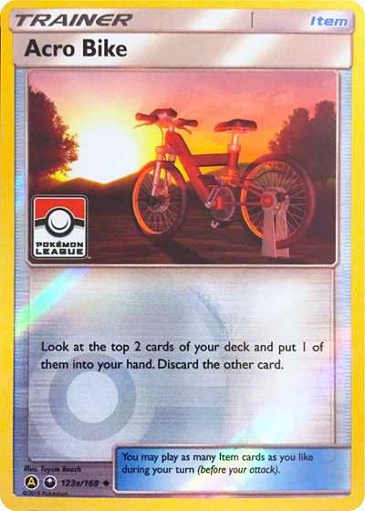 Acro Bike 123a 168 Pokemon League - League & Championship Cards - #123a/168