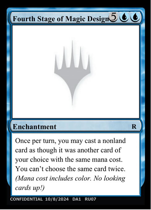 Fourth Stage of Magic Design - Un-Known Event Playtest Cards - #RU07b