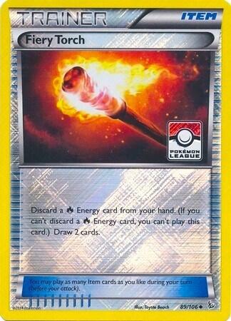 Fiery Torch 89 106 Pokemon League - League & Championship Cards - #089/106