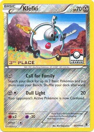 Klefki 66 119 Pokemon League 3rd Place - League & Championship Cards - #066/119