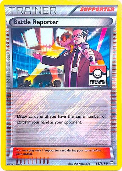 Battle Reporter 88 111 Pokemon League - League & Championship Cards - #088/111
