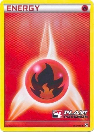 Fire Energy 106 114 Play Pokemon - League & Championship Cards - #106/114