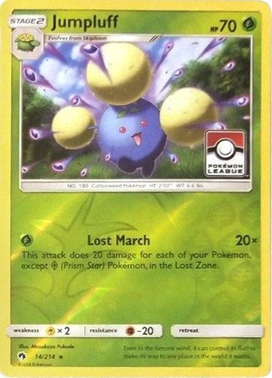 Jumpluff 14 214 Pokemon League - League & Championship Cards - #014/214