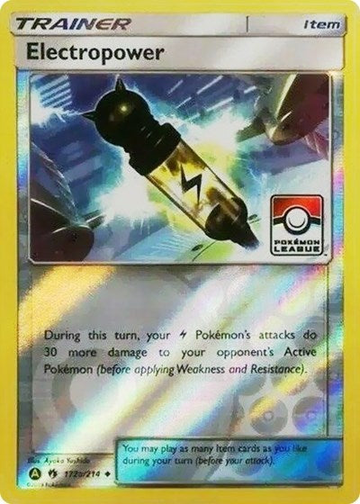 Electropower 172a 214 Pokemon League - League & Championship Cards - #172a/214