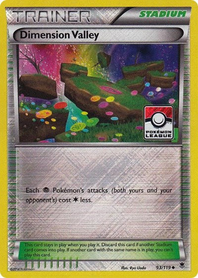 Dimension Valley 93 119 Pokemon League - League & Championship Cards - #093/119
