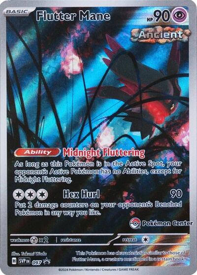 Flutter Mane 097 Pokemon Center - SV: Scarlet & Violet Promo Cards - #097