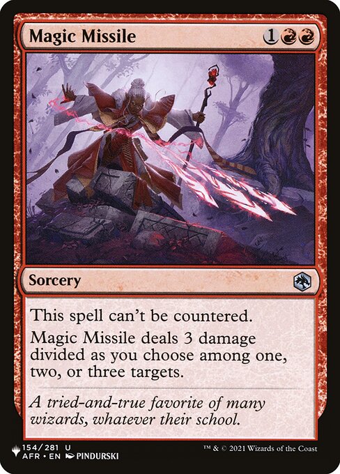 Magic Missile - The List Reprints - #AFR-154
