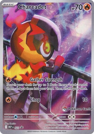 Charcadet 022 Pokemon Center Exclusive - ME: Mega Evolution Promo - #022