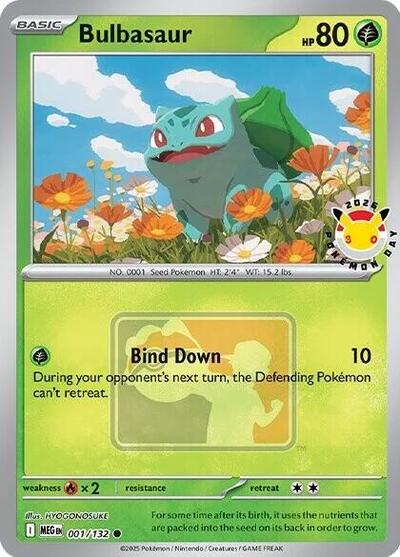 Bulbasaur Pokemon Day 2026 - Miscellaneous Cards & Products - #001/132