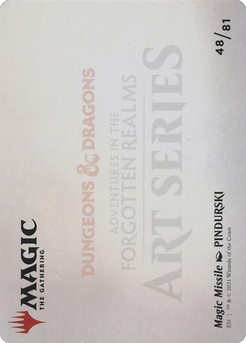 Magic Missile - Art Series: Adventures in the Forgotten Realms - #48