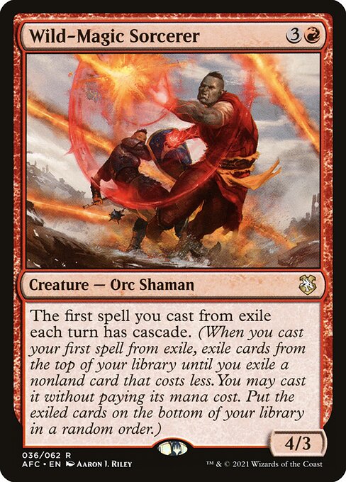 Wild-Magic Sorcerer - Commander: Adventures in the Forgotten Realms - #36