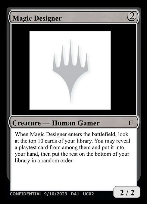 Magic Designer - Un-Known Event Playtest Cards - #UC02
