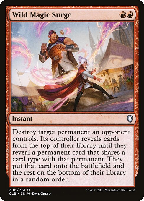 Wild Magic Surge - Commander Legends: Battle for Baldur's Gate - #206